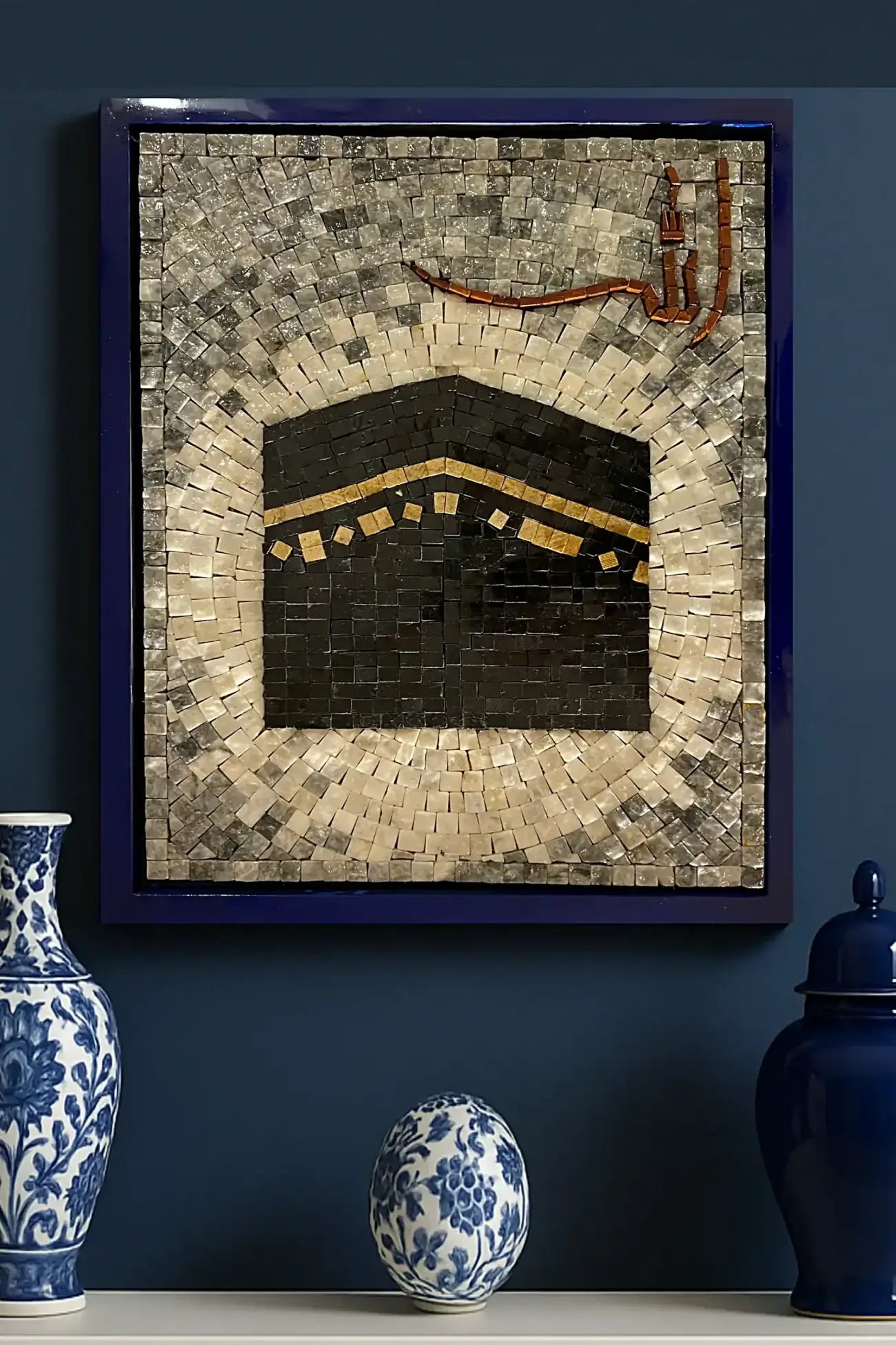 ASHNA Collection – 16.5x20.5 inches Marble Mosaic Wall Art | Mozeeko