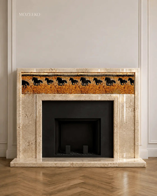 tevera-marble-fireplace-running-horses-mosaic
